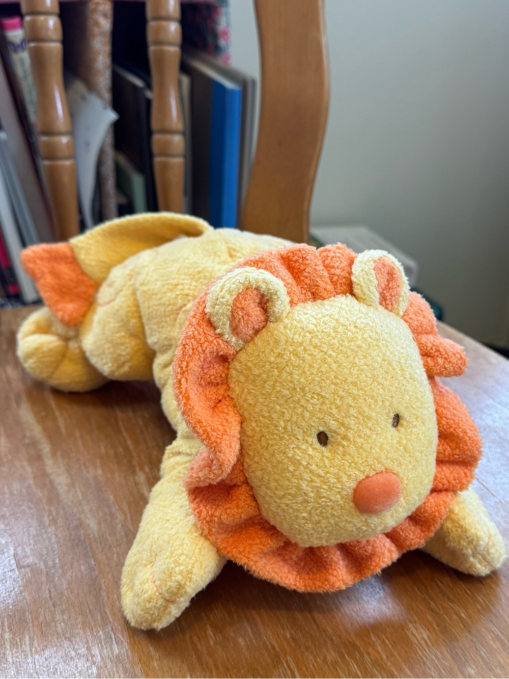 New! 2003 “Carter’s - Child of Mine” Plush Lion. Soft Orange and Yellow.